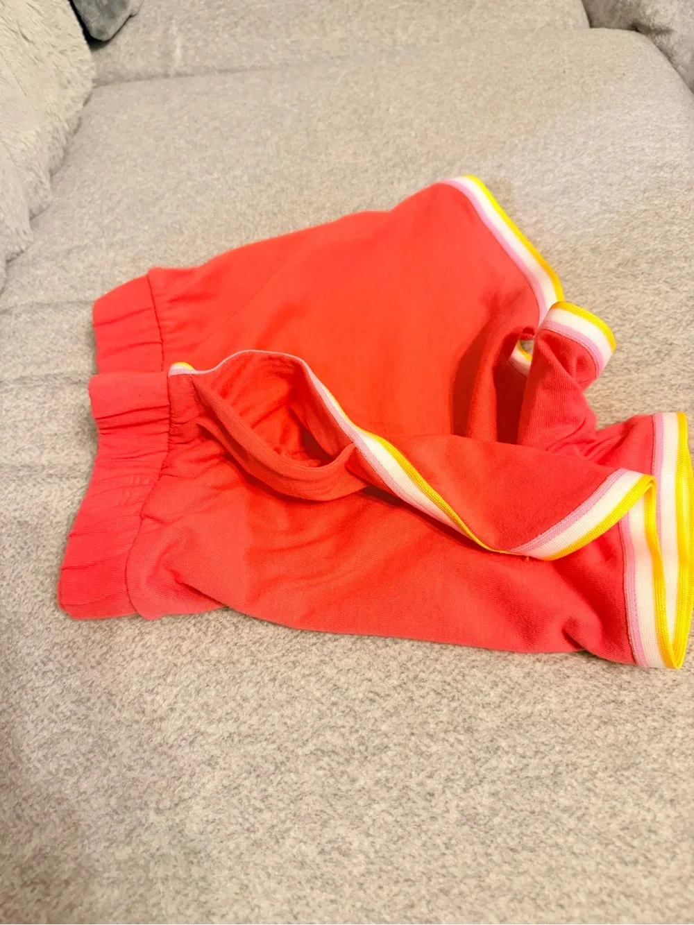 Coral Red Athletic Running Shorts – Girls XL (14/